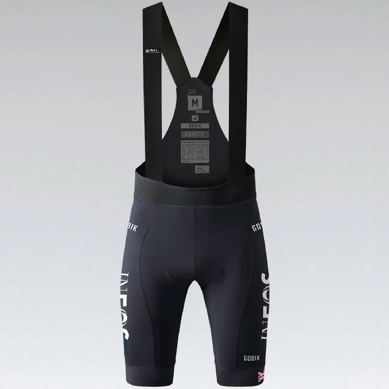 cycling clothing with comfy belts-Salopette Gobik Matt Solid 2.0 Ineos Britannia 2024