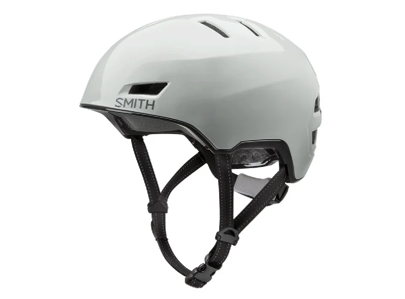 bicycle group ride etiquette-Smith Express Road Helmet - Cloud Gray