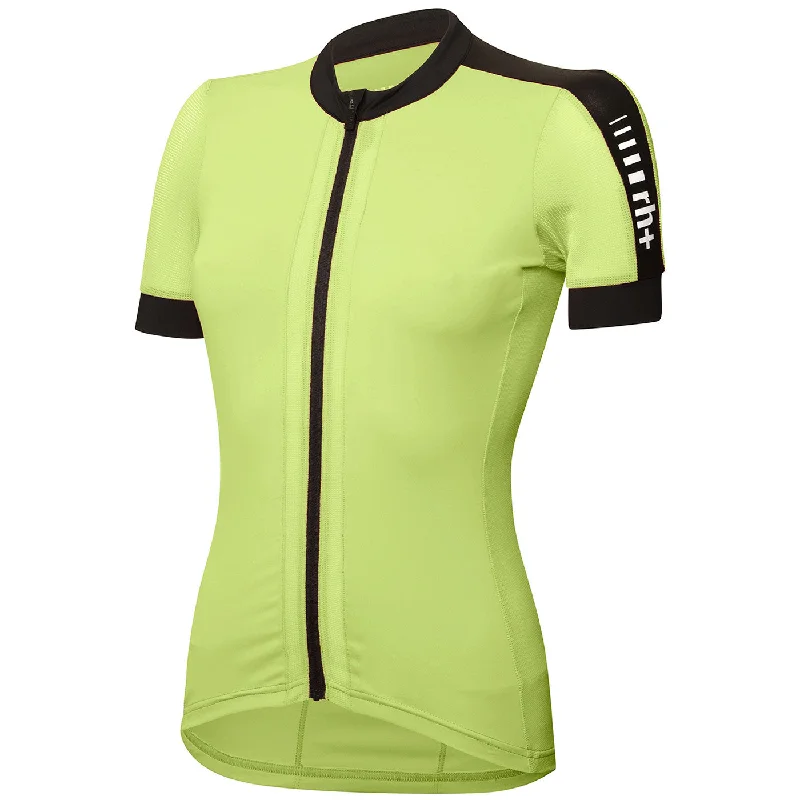 top-tier cycling clothing for winners-Maglia donna Rh+ Drop - Giallo fluo