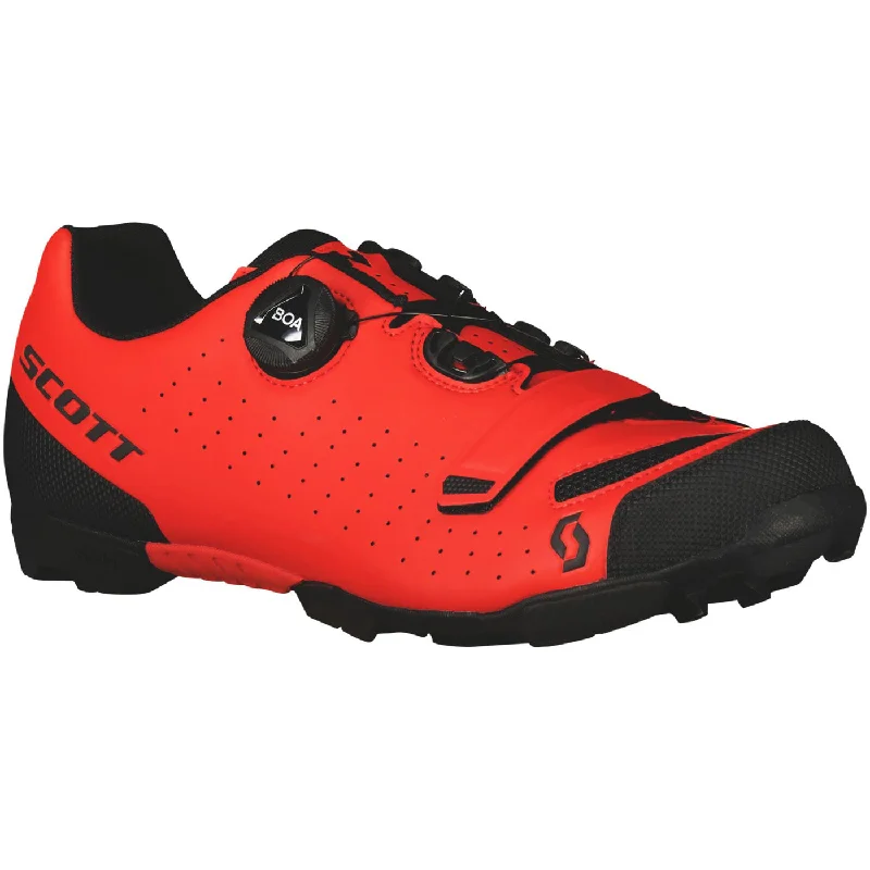 sturdy cycling clothing for lanes-Scarpe mtb Scott Comp Boa - Rosso