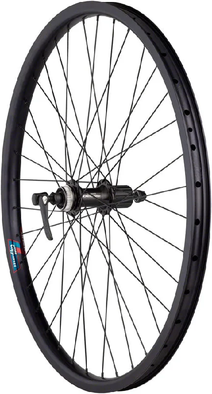 Quality Wheels Value HD Series Disc Rear Wheel - 26" QR x 135mm Center-Lock HG 10 BLK