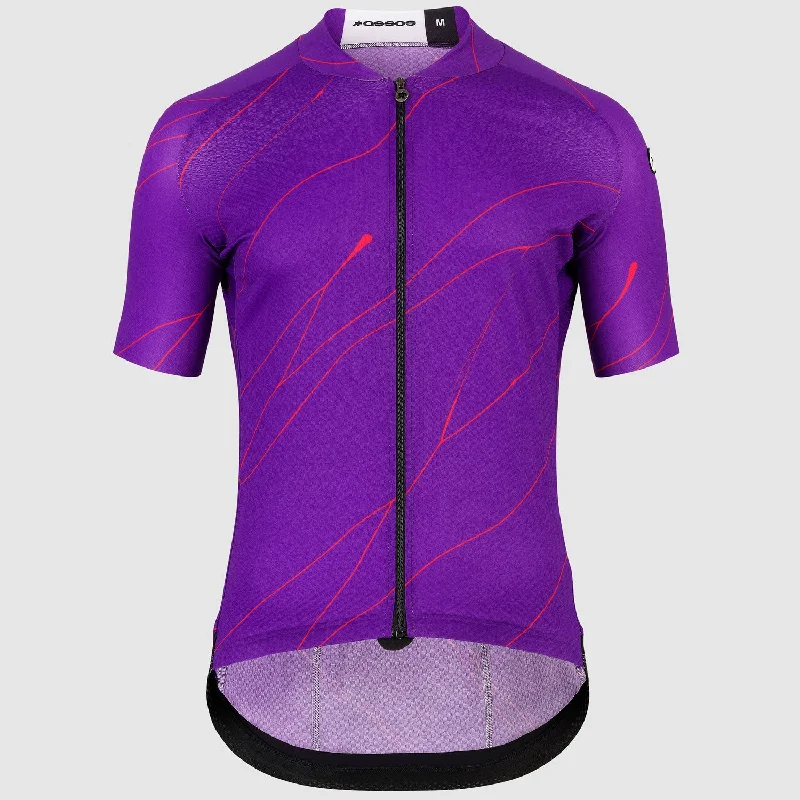 cycling clothing with rich edge-Maglia Assos Mille GT Ultrablood - Viola