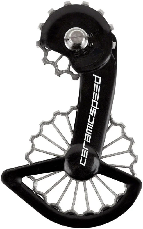 mountain bike pedals for rugged use-CeramicSpeed OSPW Pulley Wheel System Shimano Dura-Ace 9250/Ultegra 8150 - Coated Races 3D Printed Ti Pulley Carbon Cage