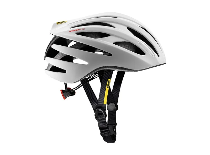 bicycle cargo rack reviews-Mavic Aksium Elite Helmet - White-Black