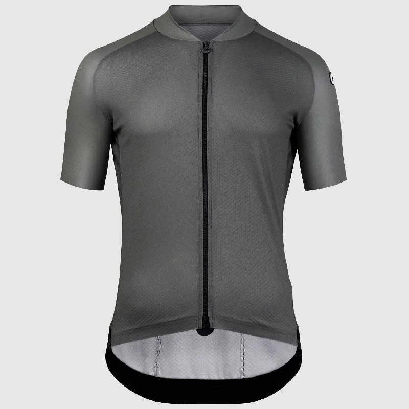 cycling clothing with damp spins-Maglia Assos Mille GT C2 Evo - Grigio