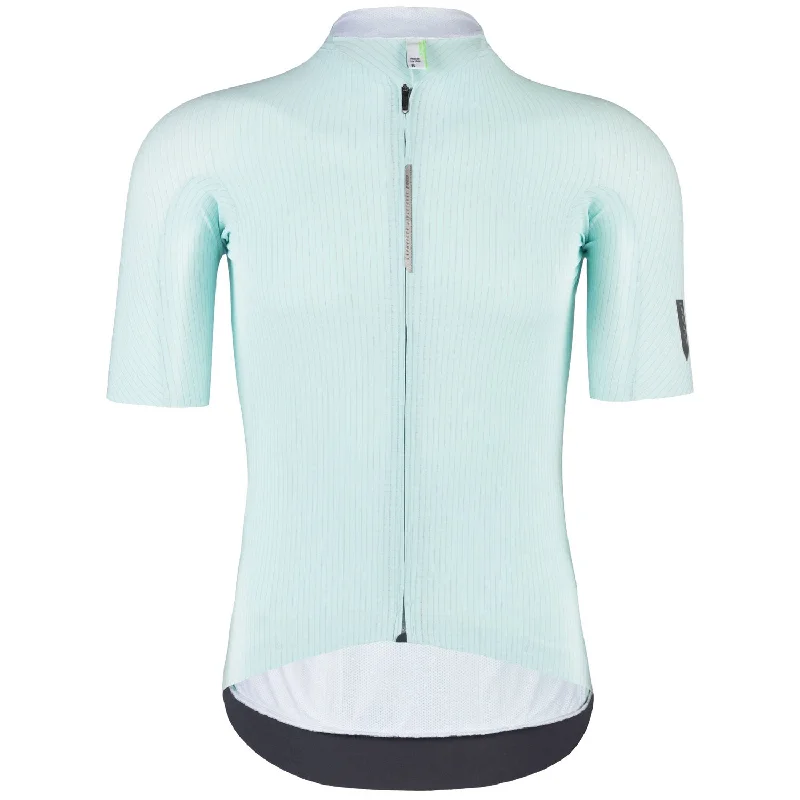 cycling clothing with bold prints-Maglia Q36.5 Pinstripe Pro - Azzurro chiaro