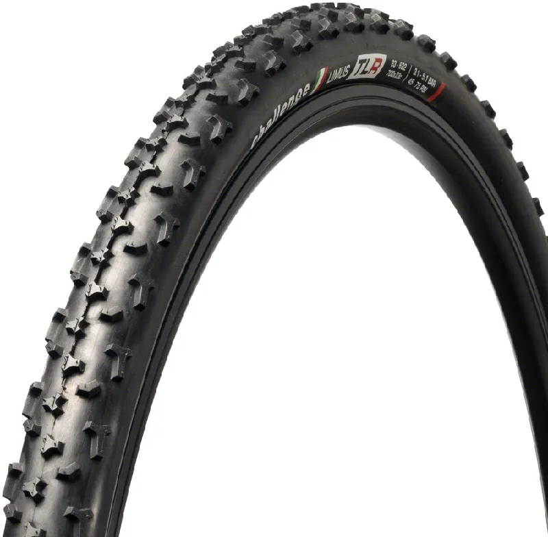 Challenge Limus TLR Tire 700x33C Folding Tubeless Ready Vulcanized Nylon Black