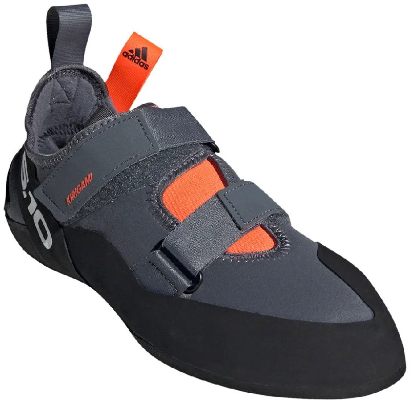 cycling clothing with max vents-Five Ten Kirigami Climbing Shoe - Men's, Onix/Core Black/Solar Red