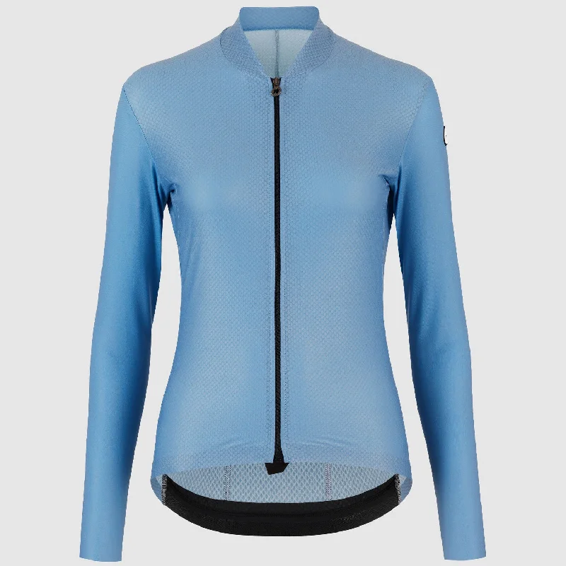 cycling clothing for arctic zones-Maglia maniche lunghe donna Assos Mille GT S11 - Azzurro