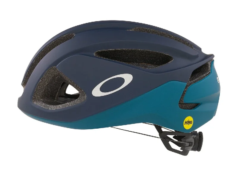 bicycle electric horn reviews-Oakley ARO3 Road Helmet - Navy-Balsam