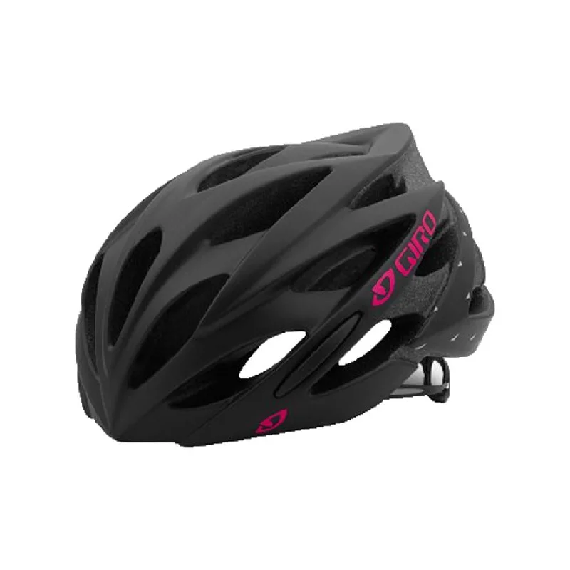 bicycle fit calculator online-Giro Sonnet Road Helmet - Womens - Matt Black-Bright Pink