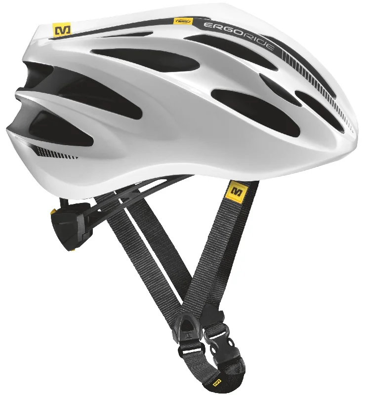 bicycle skid plate benefits-Mavic Espoir Helmet - White-Black