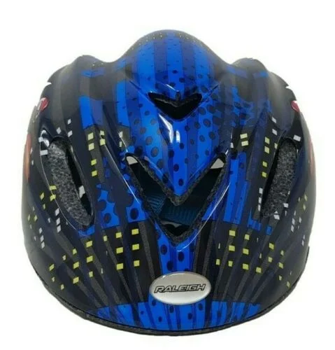 bicycle grip shifter maintenance-Raleigh Childrens Cycle Helmet Junior Bandit Moto Helmet Blue 48 - 52cm New