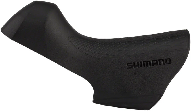 bicycle helmets for high-impact protection-Shimano Ultegra ST-R8000 STI Lever Hoods Black Pair