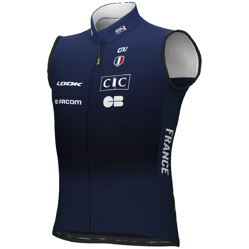 cycling clothing for arid regions-Gilet antivento Ale Nazionale Francese 2024