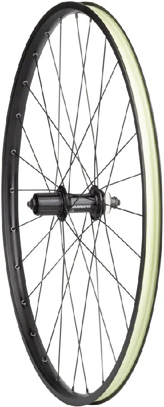 Quality Wheels Value Double Wall Series Disc Rear Wheel - 650b QR x 135mm Center-Lock HG10 BLK