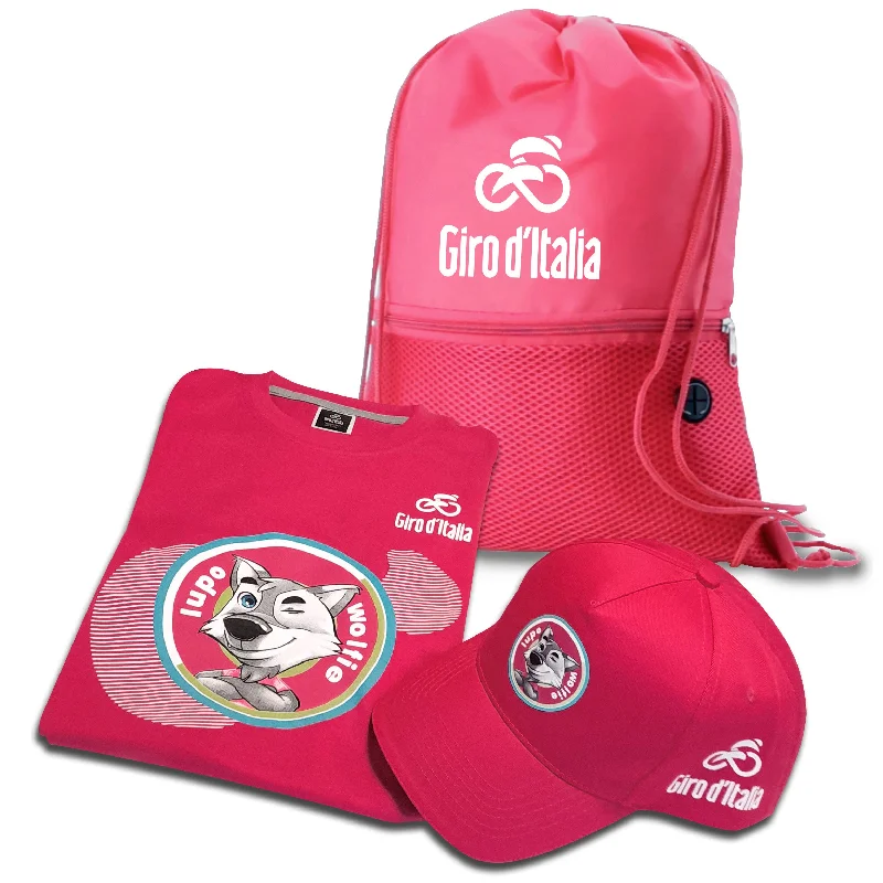 cycling clothing for big drops-Kit Bambino Giro d'Italia Wolfie 2024