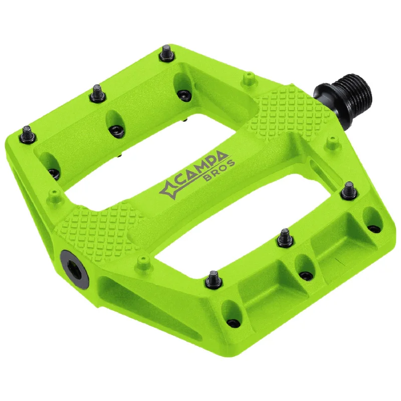 bicycle light mount options-Pedali Campa Bros Assault 5 - Verde