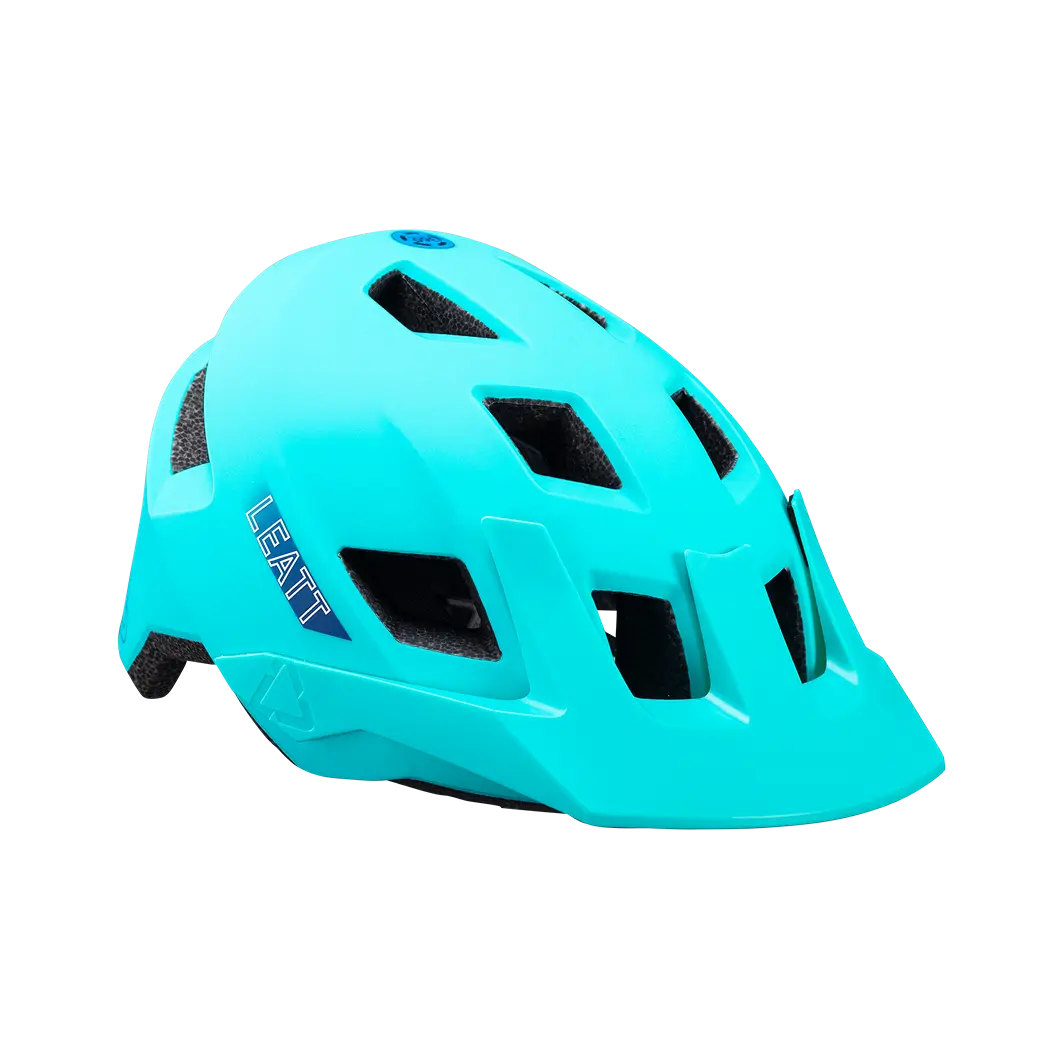 bicycle rim width guide-Leatt AllMtn 1.0 MTB Helmet - Junior - Aqua - 2024