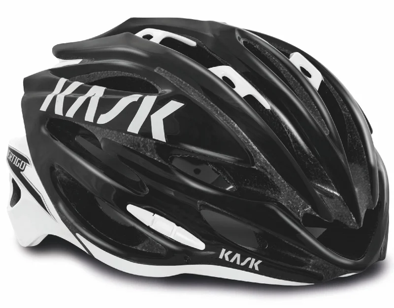 bicycle headlight brightness guide-Kask Vertigo 2.0 Road Helmet - Black-White