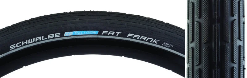 Schwalbe Fat Frank Tire - 29 x 2 Clincher Wire Active Line K-Guard Liteskin BLK/Reflective