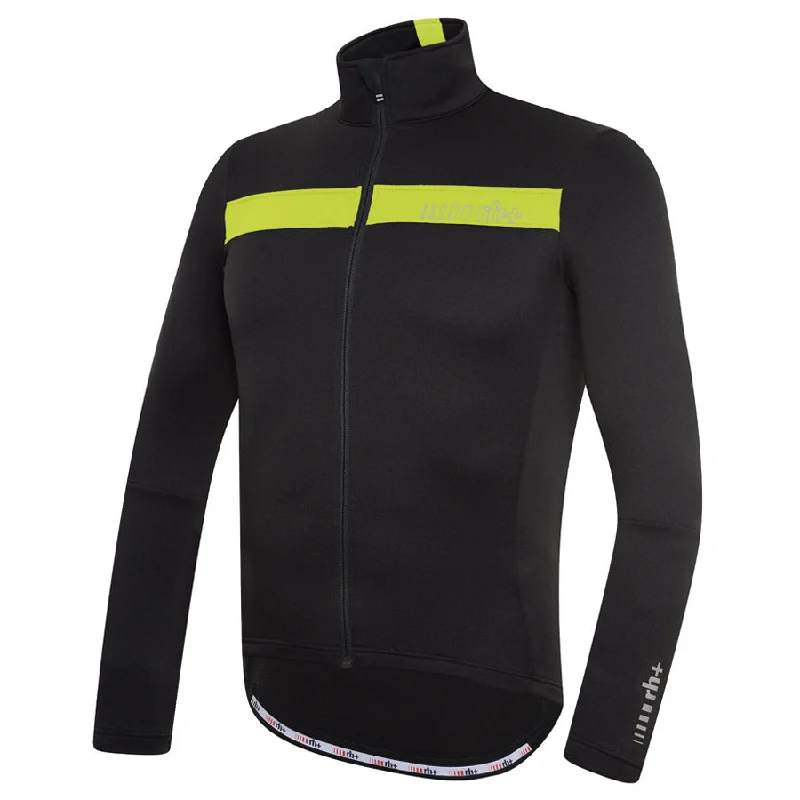 cycling clothing for balmy weather-Maglia M/L Zerorh Logo - Nero Giallo Fluo