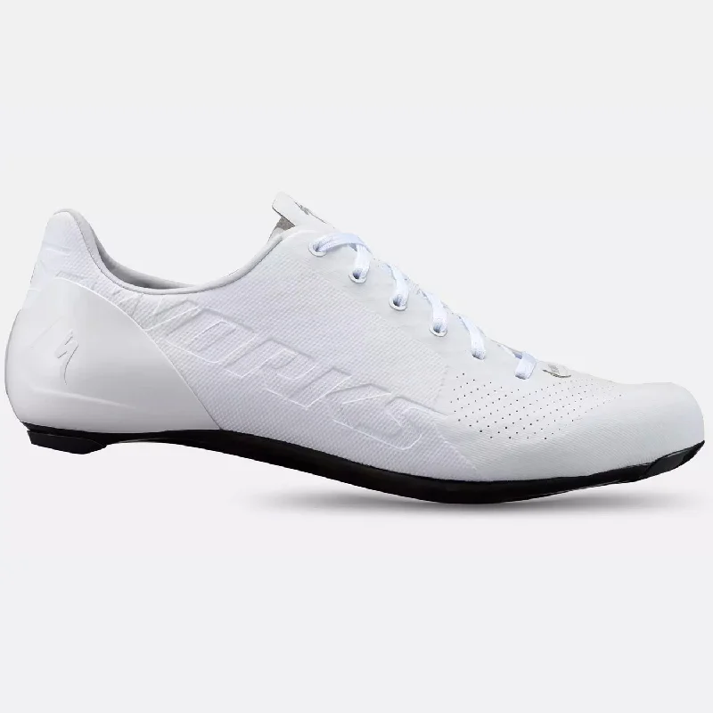 cycling clothing with dense heat-Scarpe Specialized S-Works 7 Lace Road - Bianco