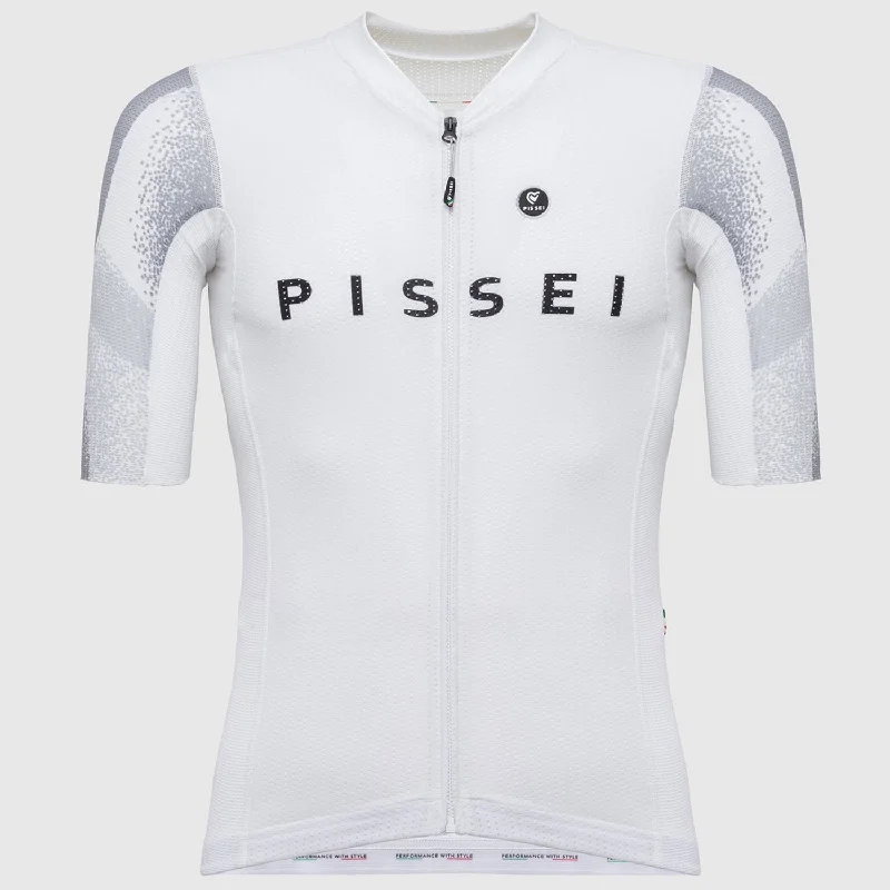 cycling clothing for race lifts-Maglia Pissei Sanremo - Bianco