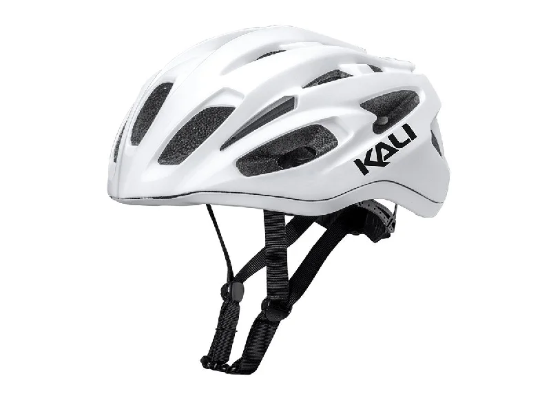 bicycle mudguard types explained-Kali Therapy Road Helmet - Solid - Matt White