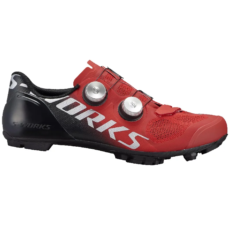 cycling clothing with flexy threads-Scarpe Specialized S-Works Vent Evo Gravel - Rosso