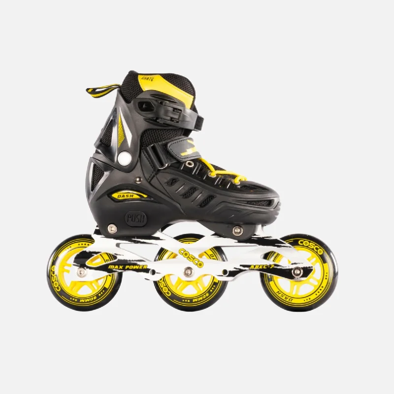 bicycle trailer for cargo-Cosco Kids Unisex Dash Inline Skate -Yellow