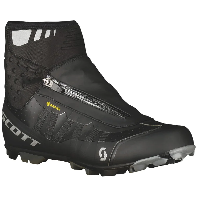 cycling clothing with wind barrier-Scarpe Scott MTB Heater Gore-Tex - Nero