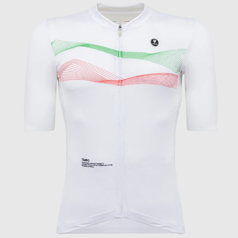 cycling clothing for hazy days-Maglia Pissei Tempo - Bianco Italia