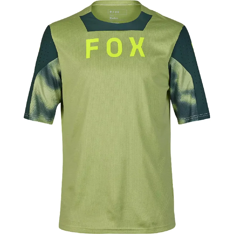 cycling clothing with quick-zap fabric-Maglia Fox Defend Taunt - Verde