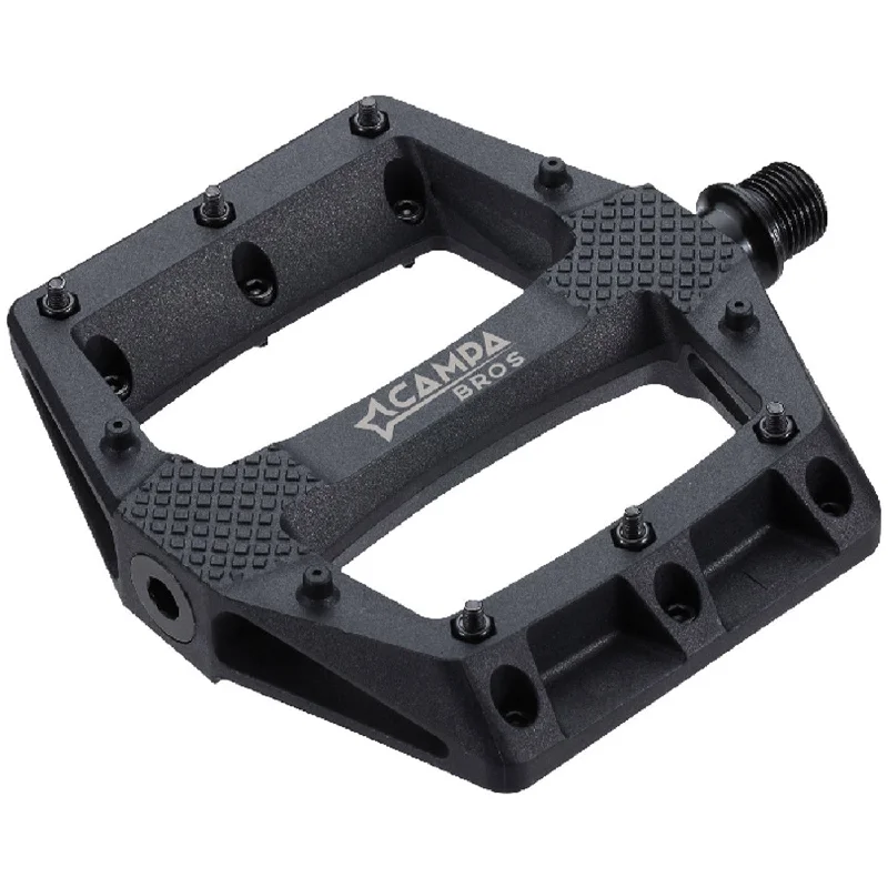 bicycle chain guard purpose-Pedali Campa Bros Assault 5 - Nero