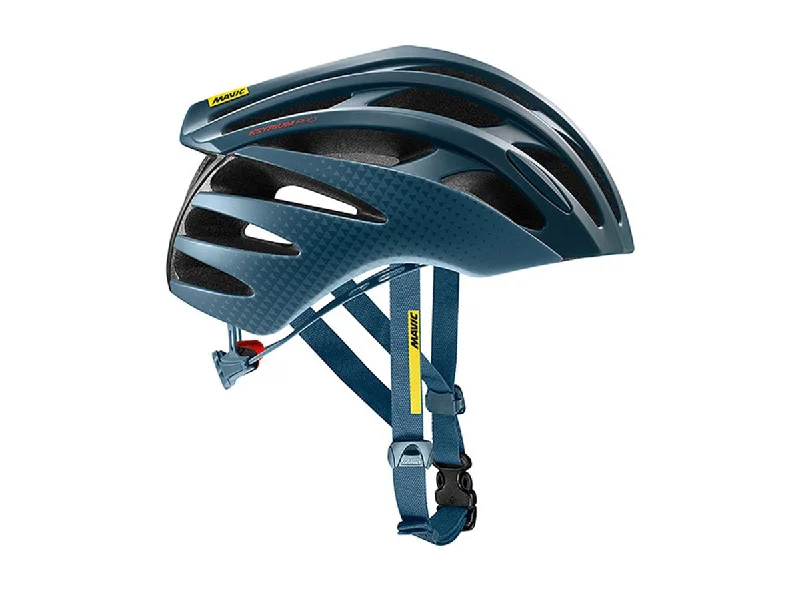 bicycle light mount options-Mavic Ksyrium Pro Road Helmet - Majolica Blue-Bluestone