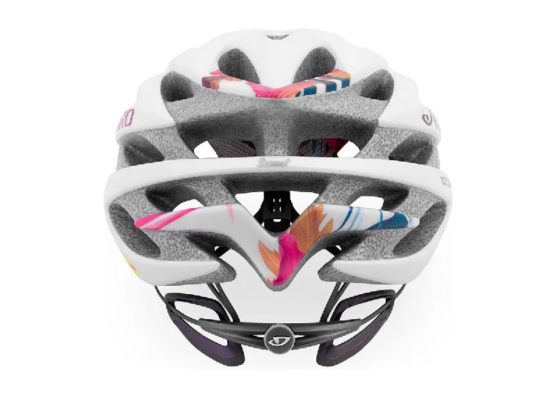 bicycle reach adjustment tips-Giro Sonnet MIPS Road Helmet - Womens - Matt White-Floral