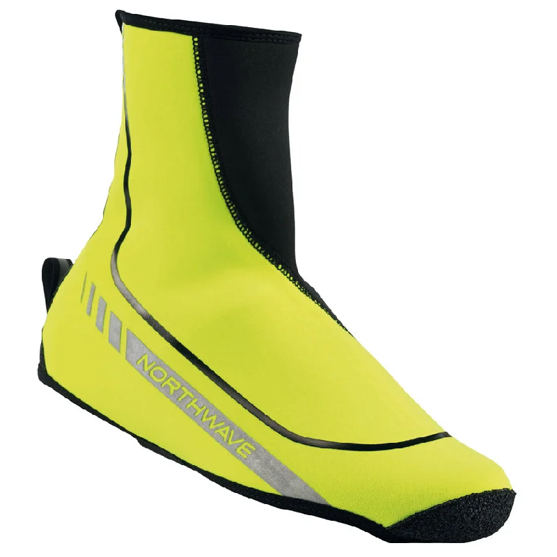 cycling clothing with mild tags-Copriscarpe Northwave Sonic High - Giallo Nero