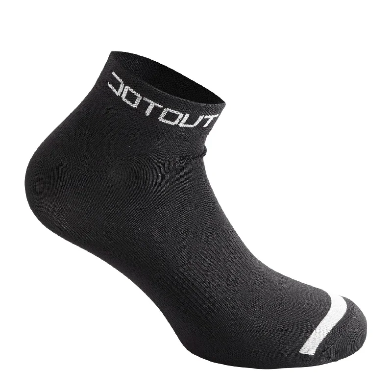 cycling clothing with radiant stripes-Calze Dotout Flow - Nero